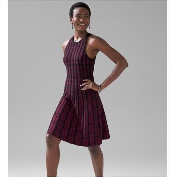 White House Black Market Dresses & Skirts - White House Black Market Womens Dress XS Python Scales Pinot Mini Knit Fall